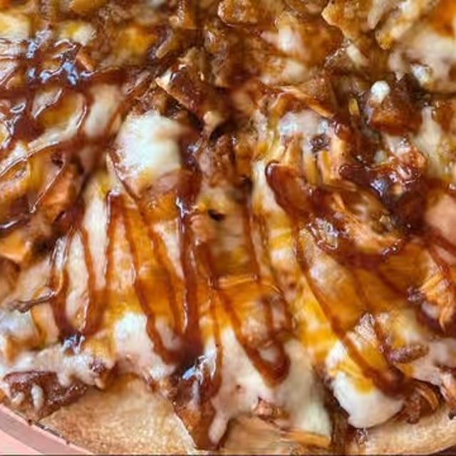 BBQ Pizza Slice.