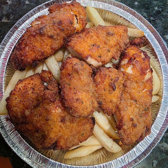 Chicken Tenders & Fries.