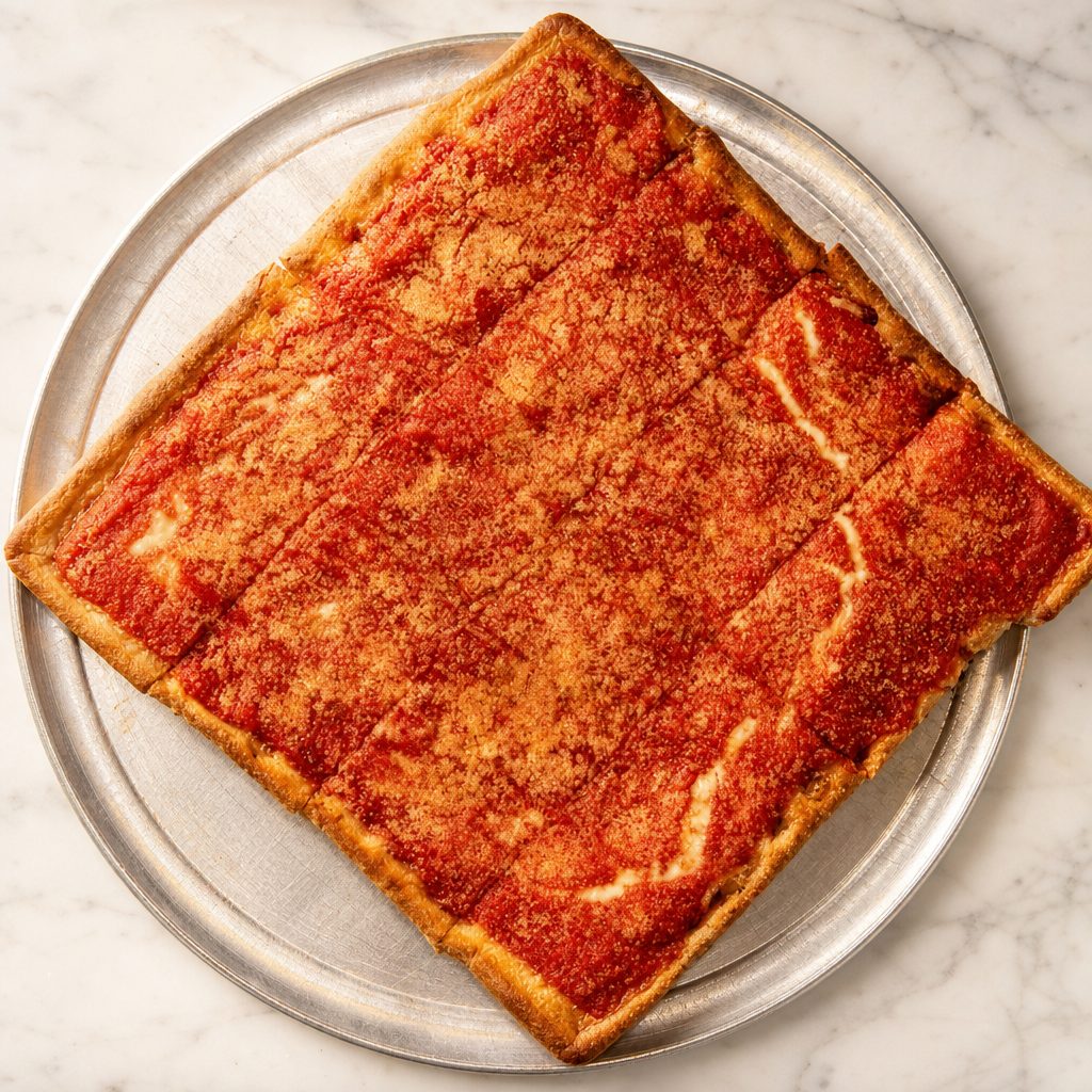 Dragos Upside Down Pizza.
