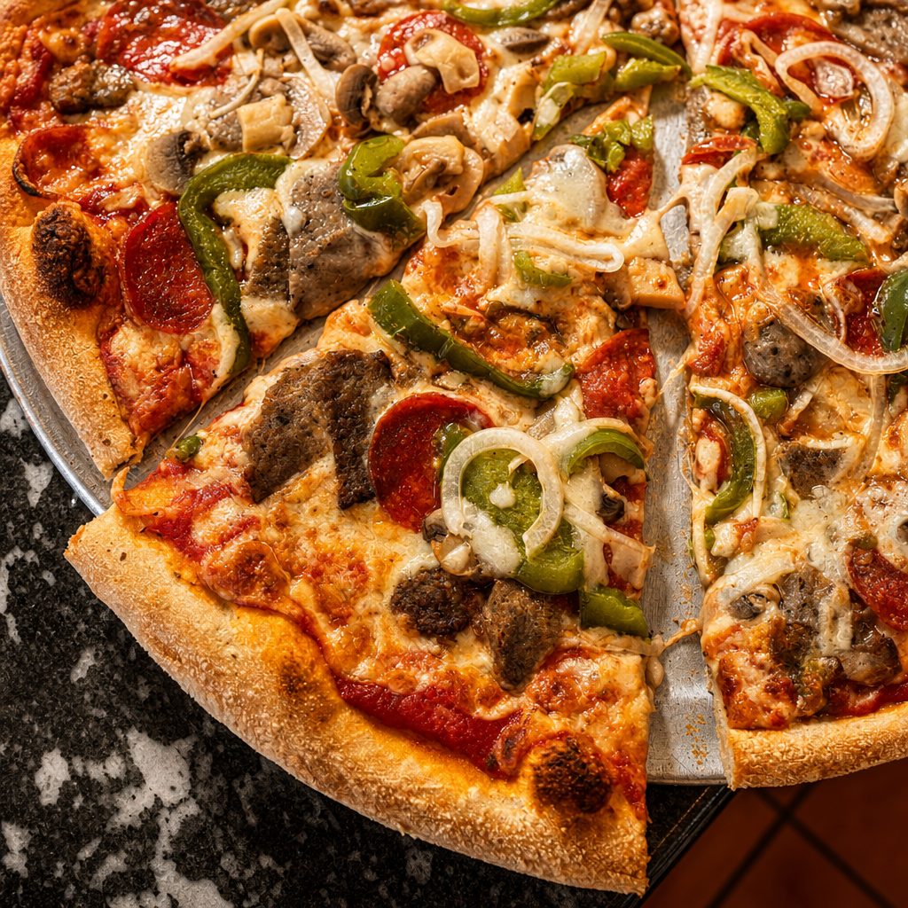 Everything Pizza Slice.
