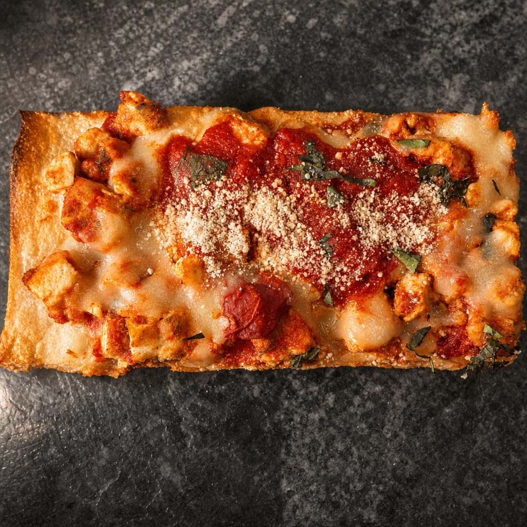 Chicken Parmigiana Slice.